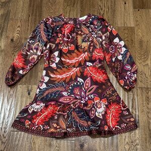 NWOT LOFT Floral Long Sleeve Dress Sz 6P